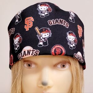 HELLO KITTY SAN FRANCISCO GIANTS MEDICAL NURSING SCRUB CAP